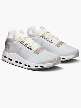 On Running Cloudnova 2 Running Sneakers in Ice/Sand